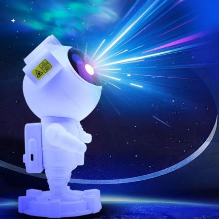 LED Astronaut star projektor i bežični zvučnik X2501 - crveni 254040