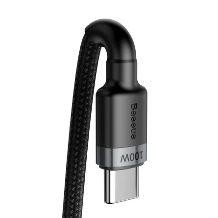Baseus Type-C na Type-C data kabel PD QC 100W 5A 2M - Sivi 251495