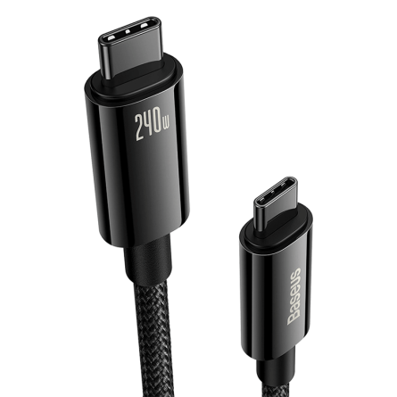 Baseus Type C na Type C kabel 2M (240W)- Crni 241136