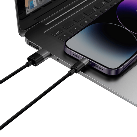 Baseus 3u1 USB data kabel - Type-C + Lightning + MicroUSB - 120cm - 3.5A - Crni 242944
