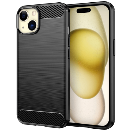 Silikonska Carbon Maskica za iPhone 15 Plus 235270