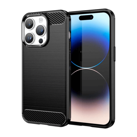 Silikonska Carbon Maskica za iPhone 15 Pro Max 235272