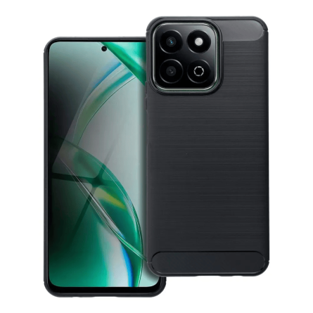 Silikonska Carbon Maskica za Honor 200 Smart - Crna 252012