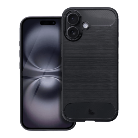 Silikonska Carbon Maskica za iPhone 16 240688