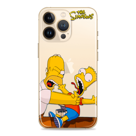 Silikonska Maskica za mobitel - Crazy Homer and Bart - CF24 238107