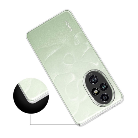 Ultra tanka Prozirna Silikonska maskica za Honor 200 Pro 256186