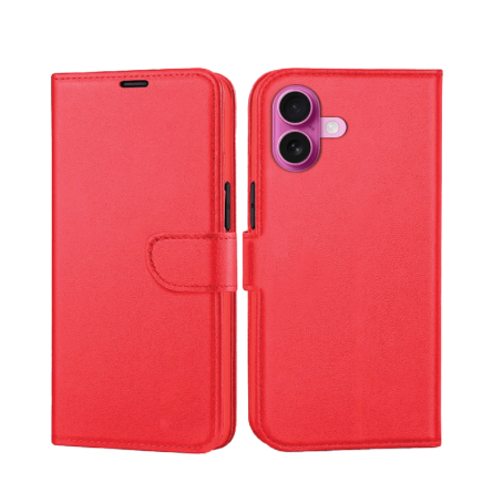 Preklopna maskica za iPhone 16 - Crvena 239744