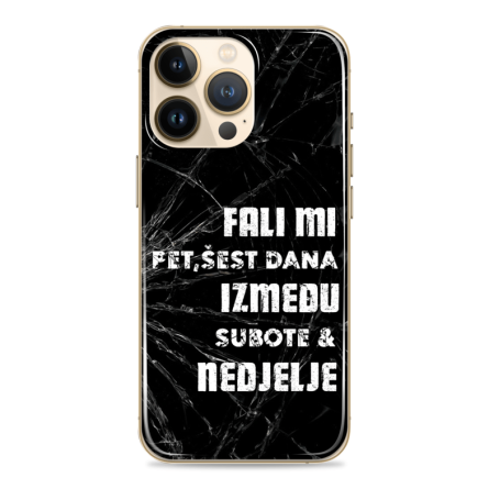 Silikonska Maskica za mobitel - ''Fali mi'' - CS11 237970