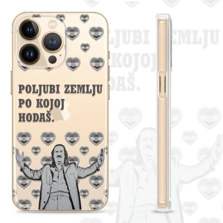 Silikonska Maskica za mobitel - ''Poljubi zemlju'' - CS25 237947