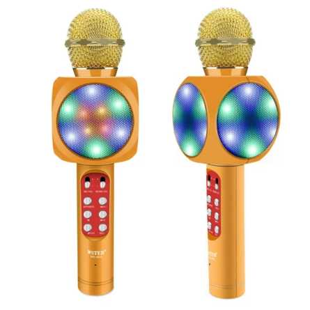 Karaoke mikrofon sa zvučnikom - Zlatni 222939