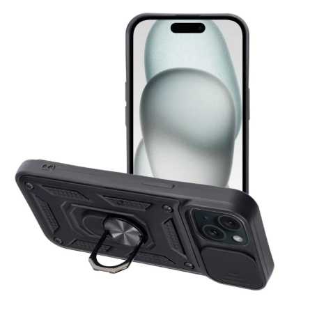 Defender maskica za iPhone 15 - Crna 221380