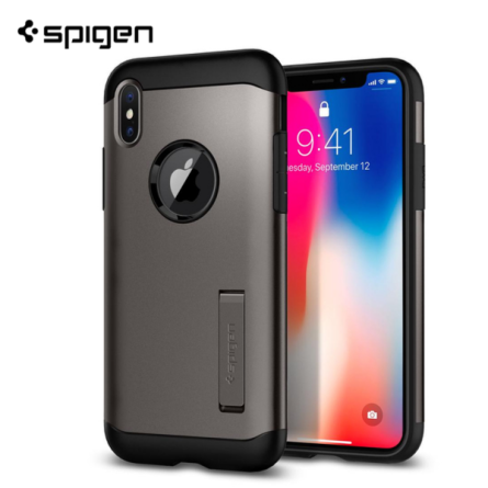 Spigen Slim Armor Maskica za  iPhone X/XS - Gunmetal 43461