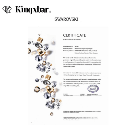KingXbar Swarovski Original Maskica za Galaxy S10 Plus – Crna 44016
