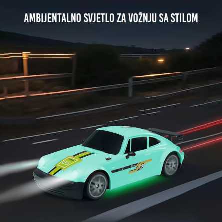 Sportski drift autić na daljinsko upravljanje - Zeleni 256499