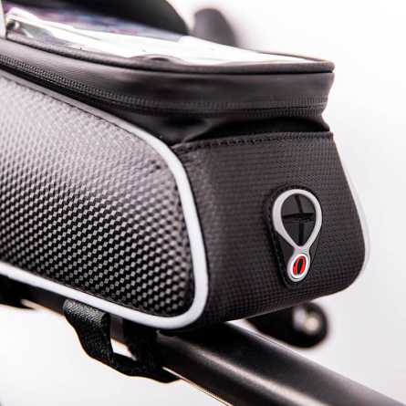 Vodootporna torbica za okvir bicikla sa držačem za mobitel Model01 - Crna 229476