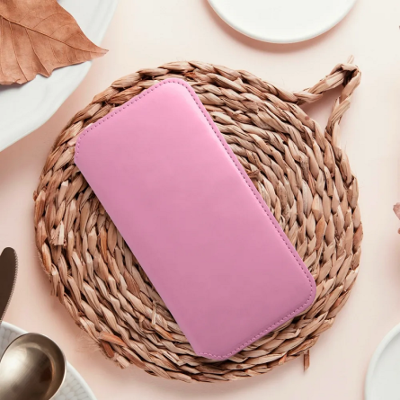 Dual pocket preklopna maskica za Xiaomi 13T / 13T Pro - Svijetlo roza 252424