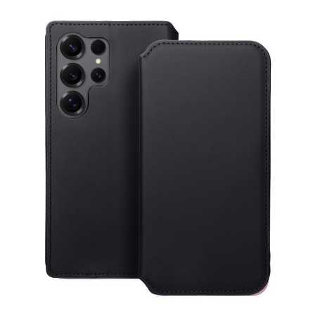 Dual pocket preklopna maskica za Samsung Galaxy S25 Ultra - Crna 252414