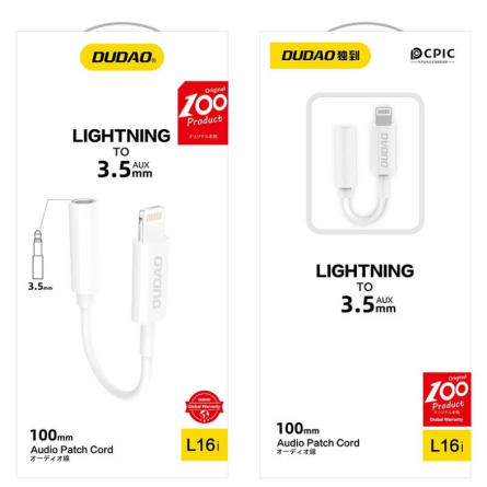 Dudao Aux na Lightning kabel 260829