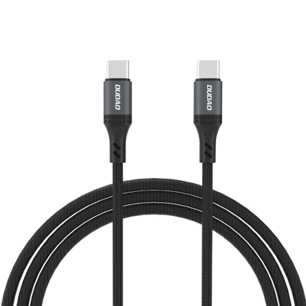 Dudao Type C na Type C pleteni kabel 2M (60W) - Crni 251373
