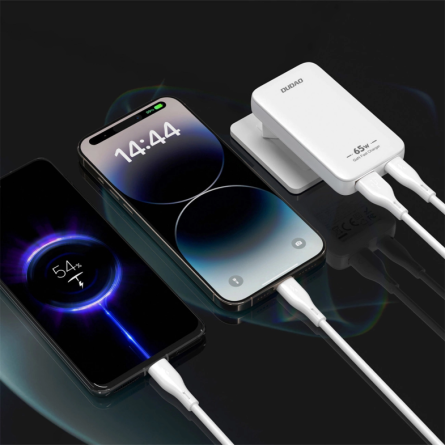 Dudao tanki punjač GaN Type-C + USB - 65W 255141