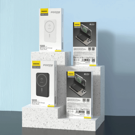 Dudao K14S bežični Powerbank - 5000 mAh, 20W - bijeli 251432