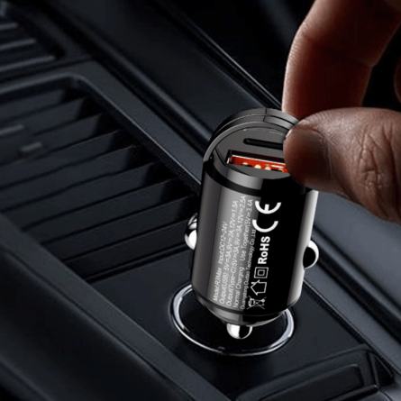 Dudao Mini Auto punjač - 48W QC PD - Type C / USB 266309