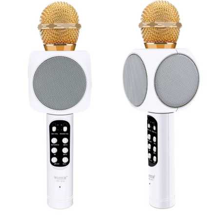Karaoke mikrofon sa zvučnikom - Bijeli 222932