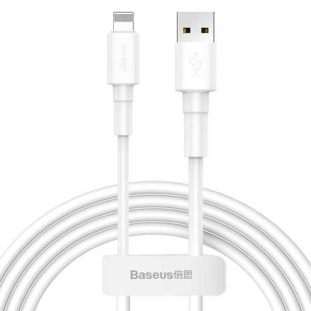 Baseus USB na Lightning 2.4A Punjački/Data kabel 1m - Bijeli 129741