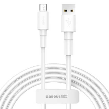 Baseus kabel - USB na Micro USB - 2.4A - 100cm - Bijeli 131881