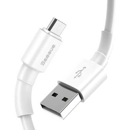 Baseus kabel - USB na Micro USB - 2.4A - 100cm - Bijeli 131882