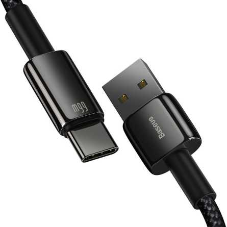 Baseus Tungsten USB na Type C Data kabel 6A (1m) - Crni 140482
