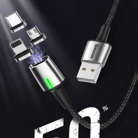 Baseus Magnetni kabel - USB na Lightning - 2.4A - 100cm 43896