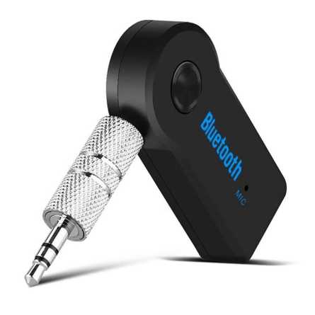 Bluetooth glazbeni prijamnik AUX mini jack 3,5mm - crni 129855
