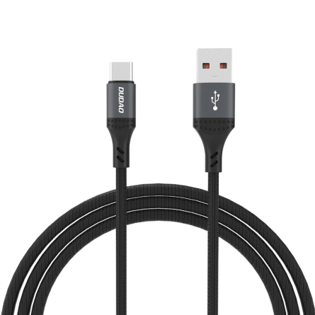Dudao USB na Type C pleteni kabel 1.2M (5A) - Crni 266331