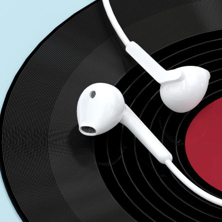 Dudao X3C žičane slušalice - Type-C - Bijele 264651