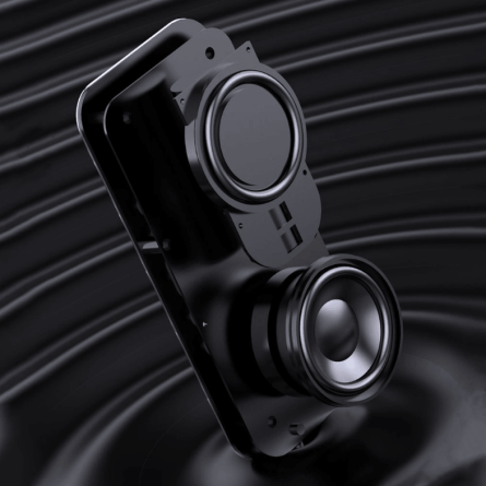 Dudao Y17 Bluetooth zvučnik s alarmom i FM radiom – srebrno-crni 264745