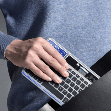 Dux Duxis wireless tipkovnica - Transparentna 266323