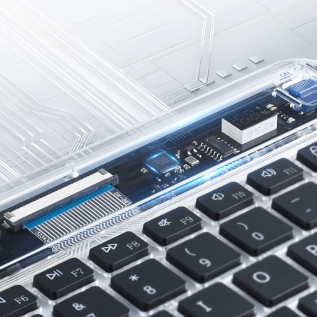 Dux Duxis wireless tipkovnica - Transparentna 266321