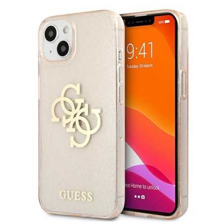 GUESS Glitter 4G Big Logo maskica za iPhone 13 Mini - Zlatna 190519