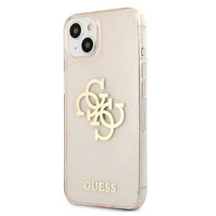 GUESS Glitter 4G Big Logo maskica za iPhone 13 Mini - Zlatna 190520