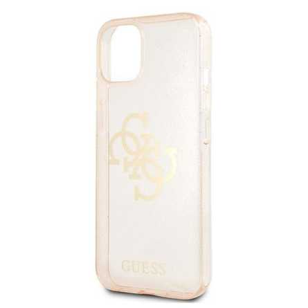 GUESS Glitter 4G Big Logo maskica za iPhone 13 Mini - Zlatna 190521