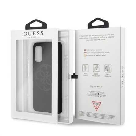 GUESS Tone On Tone Maskica za Galaxy S20 Plus – Crna 108496