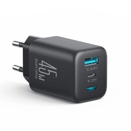 Joyroom GaN zidni punjač - Type C + USB + Lightning - 45W 266361