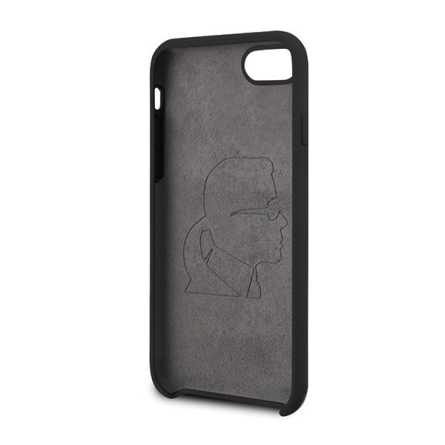 Karl Lagerfeld Silicone Ikonik maskica za iPhone 7 / 8 / SE 2020 – Crna 108697