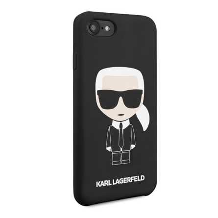 Karl Lagerfeld Silicone Ikonik maskica za iPhone 7 / 8 / SE 2020 – Crna 108698