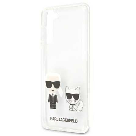 Karl Lagerfeld Karl & Choupette Transparent maskica za Galaxy S21 135891