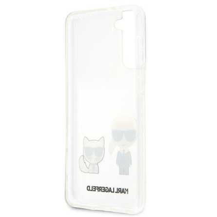 Karl Lagerfeld Karl & Choupette Transparent maskica za Galaxy S21 135892