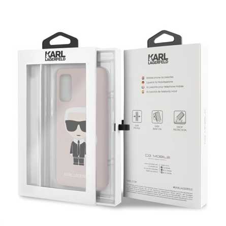 Karl Lagerfeld Silicone Ikonik maskica za Galaxy S20 – Roza 108624