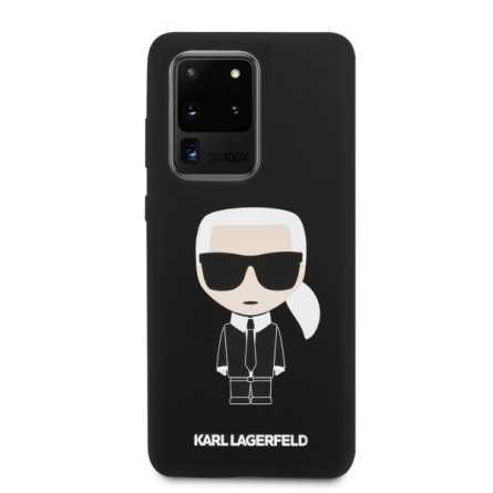 Karl Lagerfeld Silicone Ikonik maskica za Galaxy S20 Ultra – Crna 108553