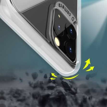 iPhone 12 Pro Max - S dizajn prozirna Silikonska maskica 135567
